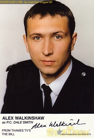 Alex Walkinshaw autograph collection entry at StarTiger