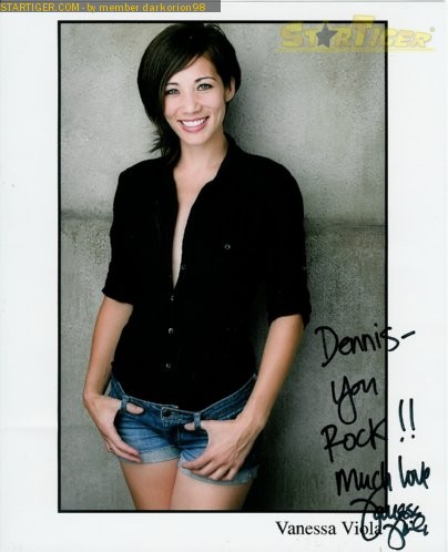 Vanessa Viola autograph collection entry at StarTiger