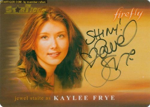 ** JEWEL STAITE ** From Serenity/Stargate Atlantis" Autographed 8x10 Glossy RP* 