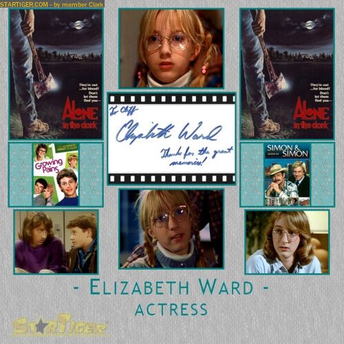 Elizabeth Ward autograph collection entry at StarTiger