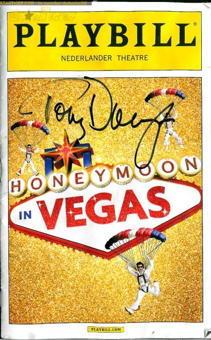 Tony Danza autograph collection entry at StarTiger
