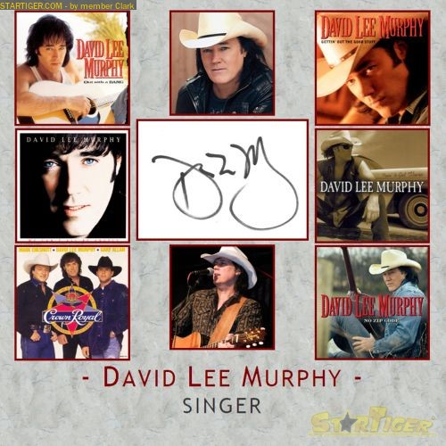 David Lee Murphy autograph collection entry at StarTiger